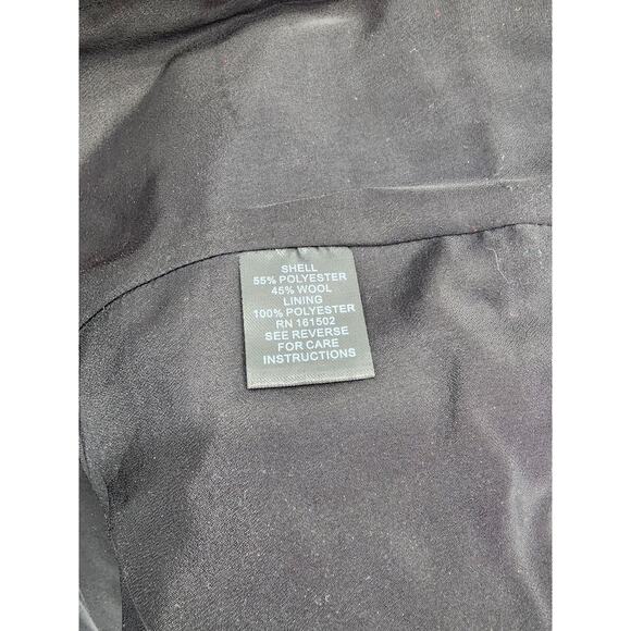 J. Peterman Royal Stewart Tartan Plaid Tuxedo Blazer Women’s Size 12 - Picture 9 of 10